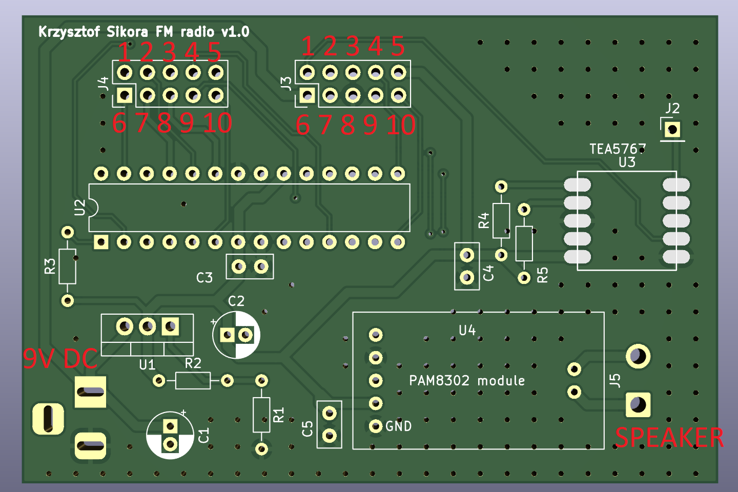 pcb view with pinout